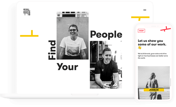 Device Mockups - Neighborhood